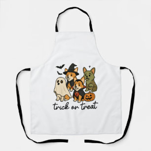 Delantal disfraz de Halloween para corgi