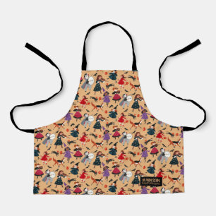 Delantal disfraz de naranja de Halloween para niños con pat