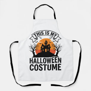 Delantal Disfraz divertido de Halloween Casa embrujada Cami