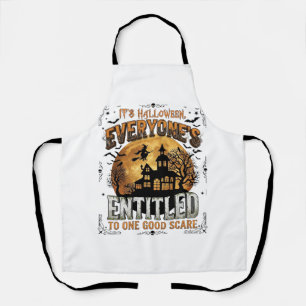 Delantal Disfraz Humano Bulldog Francés Calabaza Halloween_