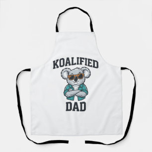 Delantal Disfrazado de Koala Papá Koala Lindo Diseño de Cam