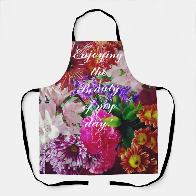 Delantal Disfrute de la belleza de su programa de impresión (Anverso)