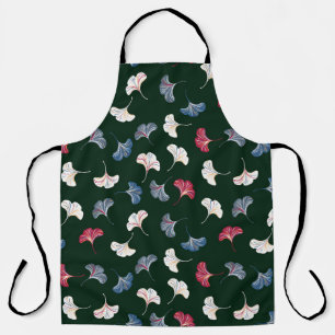 Delantal Ditsy Ginkgo: El otoño oscuro no tiene problemas.