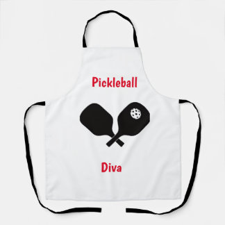 Delantal Diva del pickleball