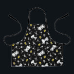 Delantal Diversión y flores de Snoopy & Woodstock<br><div class="desc">Echa un vistazo a este diseño super lindo con Snoopy & Woodstock deteniéndose para oler las flores.</div>
