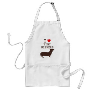 Delantal Divertido Amo Wiener Dachshund Pequeño
