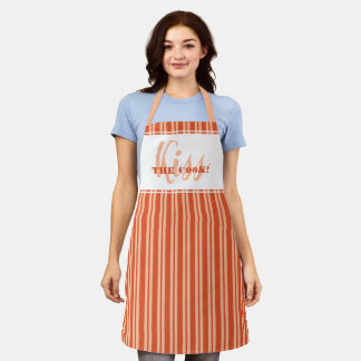 Delantal Divertido Besos Al Cocinero Humor Moderno Melocotó