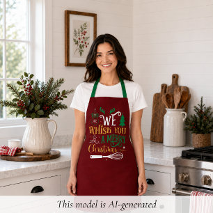 Delantal divertido de Navidad