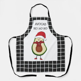 Delantal Divertido de Navidades divertidos por su aguacate