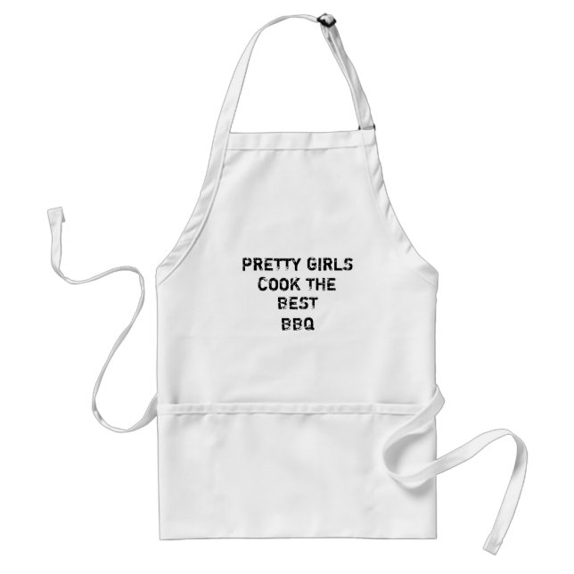 Delantal divertido del Bbq para las mujeres (Frente)