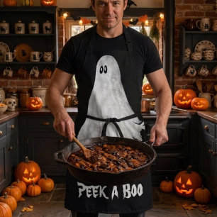 Delantal divertido del fantasma del Halloween pasa