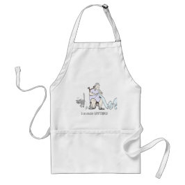 Delantal divertido del gato