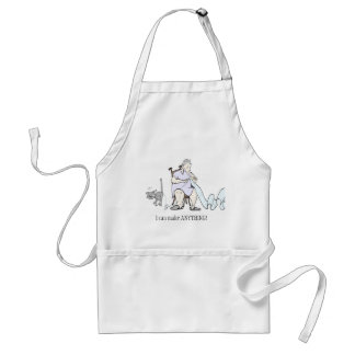 Delantal divertido del gato
