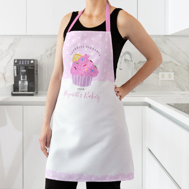Delantal Divertido dulce dulce pastel rosa Panadería Person (Subido por el creador)