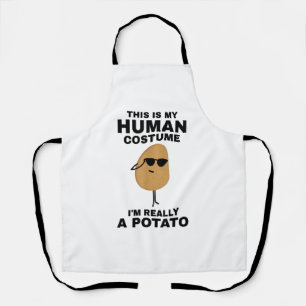 Delantal Divertido, este es mi disfraz humano, en realidad