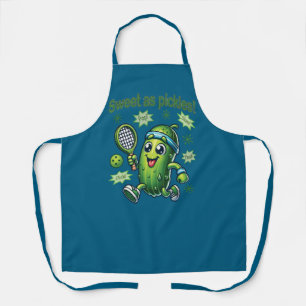 Delantal Divertido Lindo Dulce como los Pickles Pickleball