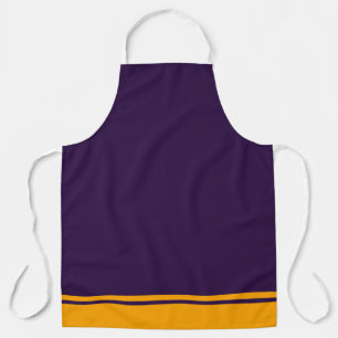 Delantal Divertido negrita Naranja morado Carreras amarilla