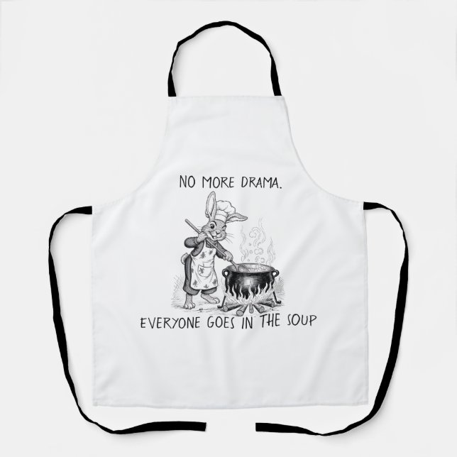 Delantal divertido para chefs con estampado integr (Anverso)