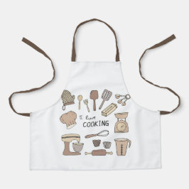 Delantal divertido para niños que aman cocinar