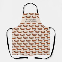 Divertido perro caliente BBQ Patrón Personalizado 