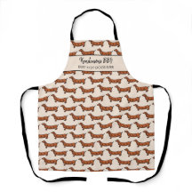 Divertido perro caliente BBQ Patrón Personalizado 