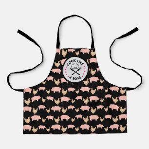 Delantal divertido regalo pollo cerdo cocina como 