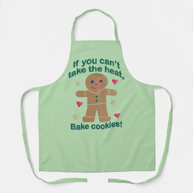 Delantal Divertido "Si no puedes tomar el calor" Hombre de  (Anverso)