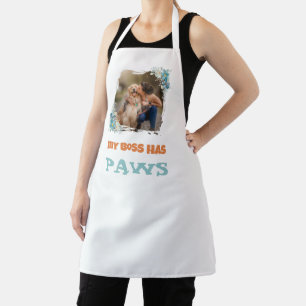 Delantal divertido y elegante para mamá de perro y