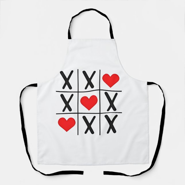 Delantal Divertidos novios de San Valentín les codean a los (Anverso)