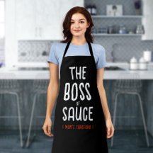 Diviértete con la moderna mamá jefe de cocina negr