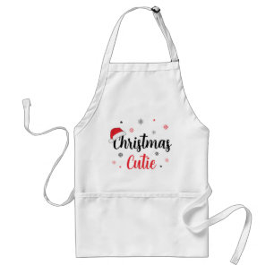 Delantal Diviértete Gorro de Santa Bonito Navideño Festivo