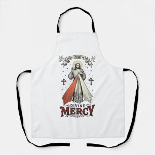 Delantal Divina Misericordia Jesús Confío en Ti Camiseta Vi
