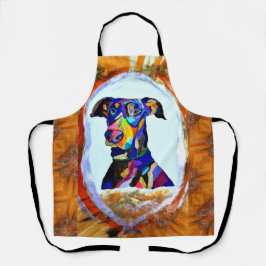 Delantal Doberman Love Apron