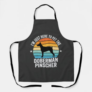 Delantal Doberman Pinscher Retro Acaricia