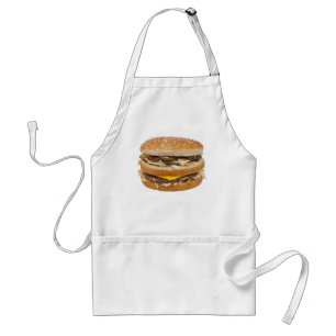 Delantal doble del cheeseburger