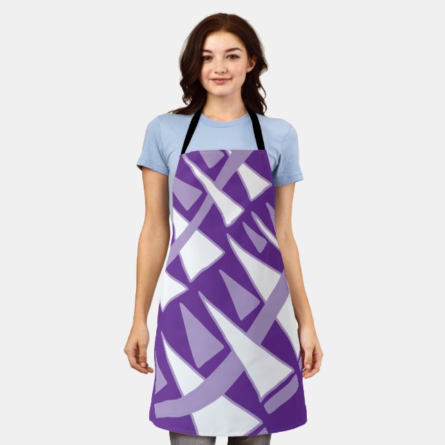 Delantal Dodle de filas triangulares44 (Gastado)