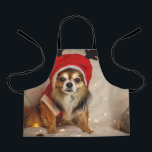 Delantal Dog Deer<br><div class="desc">chihuahua puppy dog reindeer, 
friend merry home antler, 
terrier snow small adorable, 
sweet antlers happy horns, 
hat doggy xmas santa, 
red winter costume holiday, 
cute festive canine breed, 
celebration funny deer christmas, 
animal pet claus, 
puppy chihuahua dog reindeer, </div>