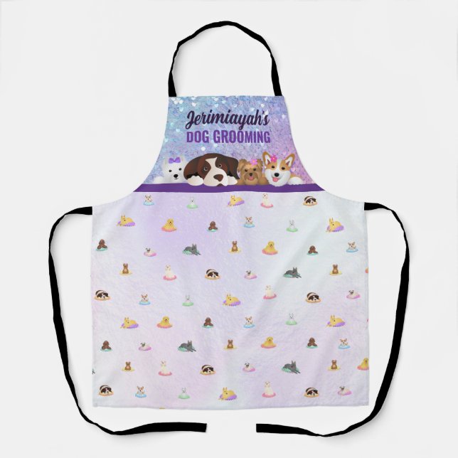 Delantal Dog Grooming Apron (Anverso)