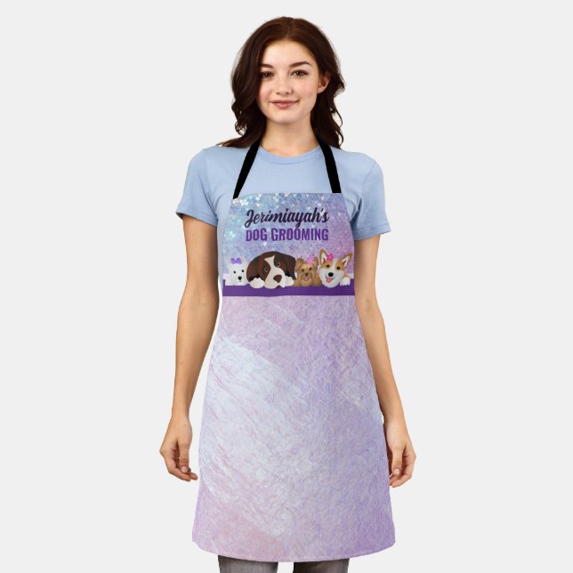 Delantal Dog Grooming Apron (Gastado)