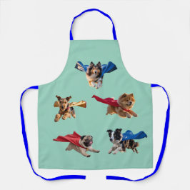 Delantal Dog Superhero Apron