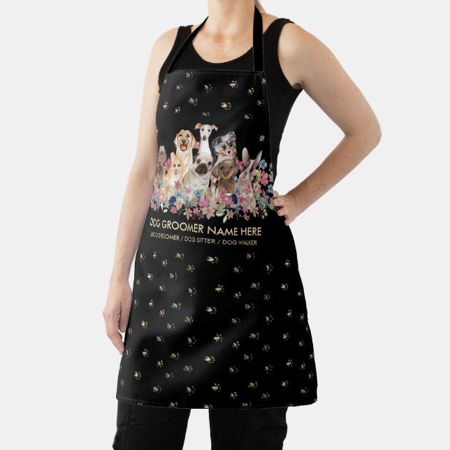 Delantal Dogs Paws Mascota del corazón Hospital Veterinario (in situ)