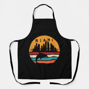 Delantal Dolphin Silhouette Souvenir Dolphin Dolhouette de