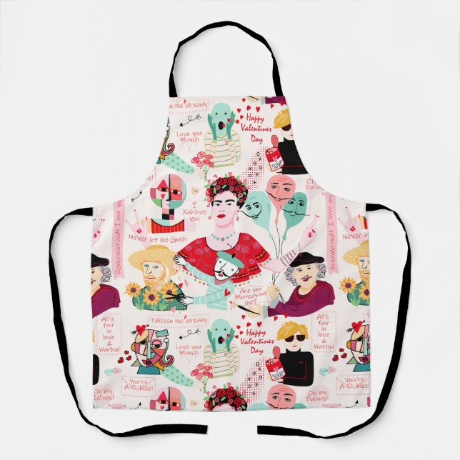 Delantal Dominando el arte de San Valentín (Anverso)