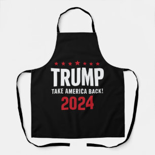 Delantal Donald Trump 2024 Recuperar América Elección