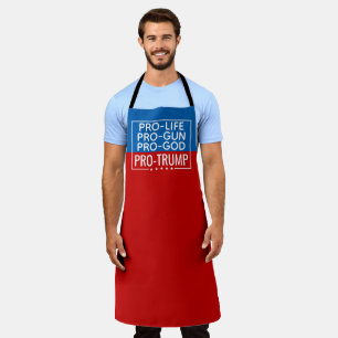 Delantal Donald Trump pro-vida-juego pro-Dios-Trump