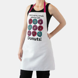 Delantal Donas Rellenando Mis Espacios Vacíos Con Donas