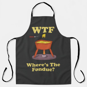 Delantal ¿Dónde está The Fondue? Camiseta