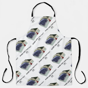 Delantal ¿Dónde Está Tu Culpa? Humor geológico