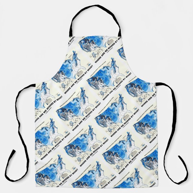 Delantal ¿Dónde Estamos Vientos Por El Viento? Energía eóli (Anverso)