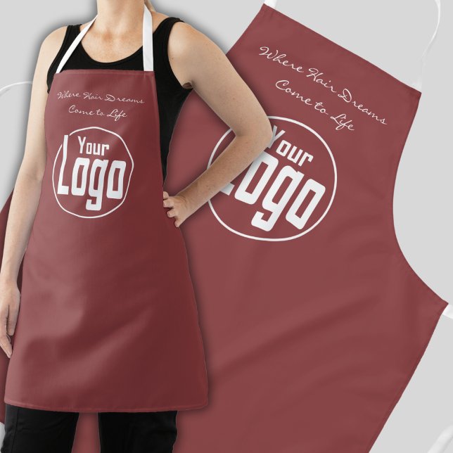 Delantal Donde los sueños de cabello viven tu salón de pelo (Where Hair Dreams Come to Life Your Hair Salon Apron, Hairdresser, Stylist, Company uniform
)